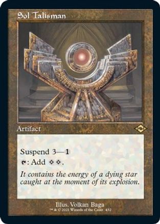 Sol Talisman (Retro Frame) (Foil Etched) (MH2-432) [Modern Horizons 2] Foil