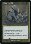 Generous Gift (Retro Frame) (Foil Etched) (MH1-002) [Modern Horizons] Foil