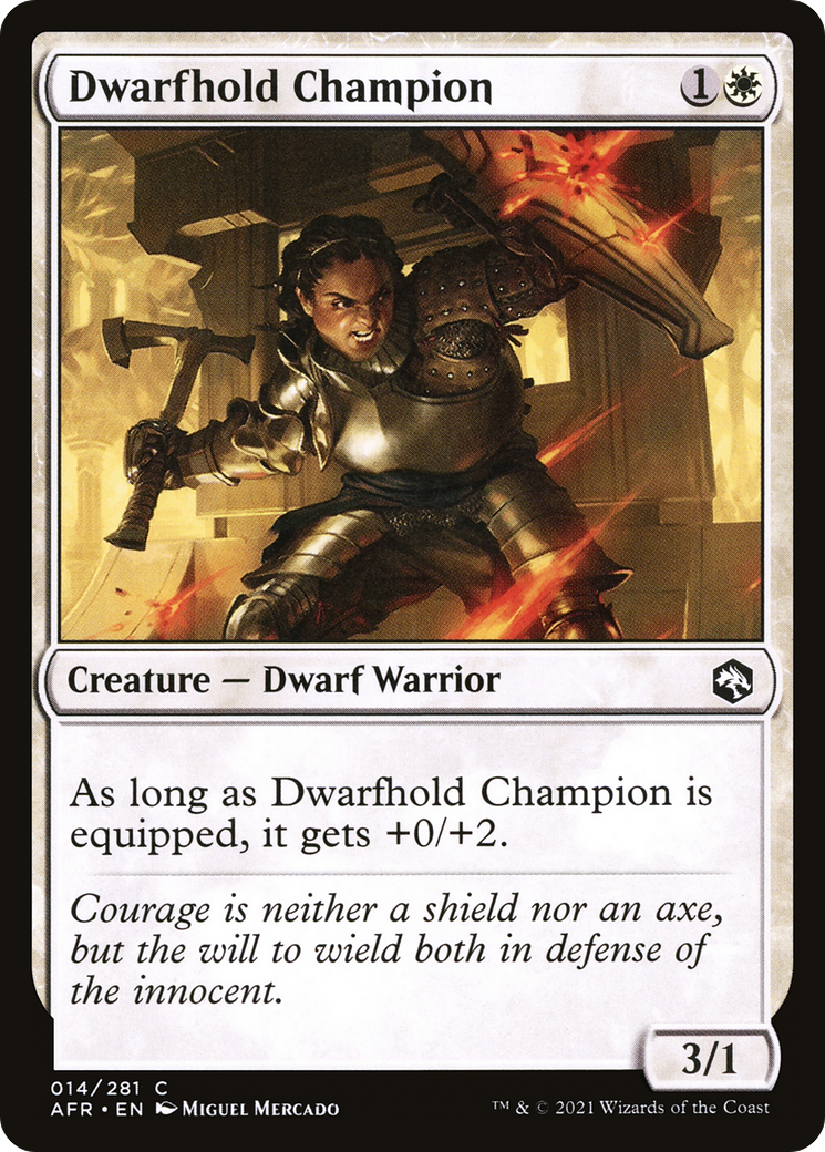 Dwarfhold Champion (AFR-014) [Adventures in the Forgotten Realms]