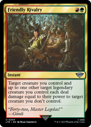 Friendly Rivalry (LTR-204) [The Lord of the Rings: Tales of Middle-earth] Foil