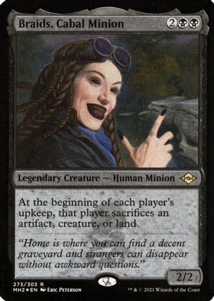 Braids, Cabal Minion (Foil Etched) (MH2-273) [Modern Horizons 2] Foil