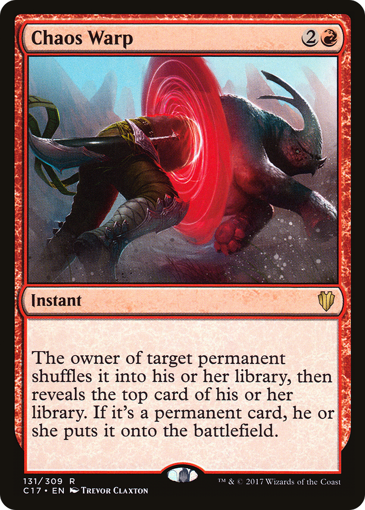 Chaos Warp (C17-131) [Commander 2017]