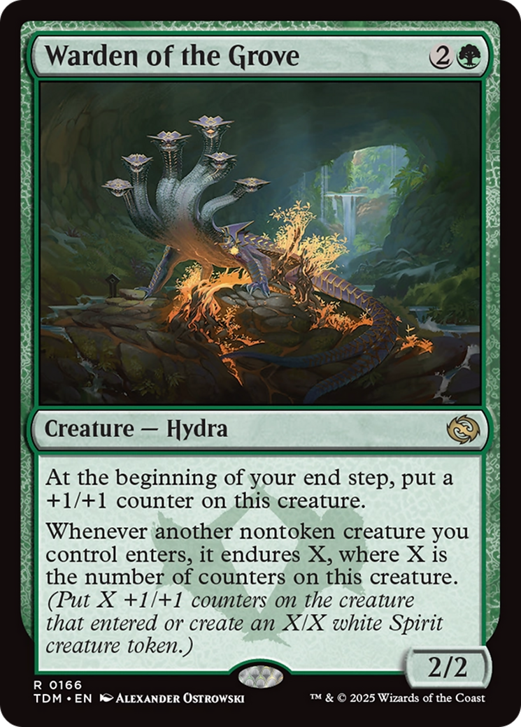 Warden of the Grove (TDM-166) [Tarkir: Dragonstorm] Foil