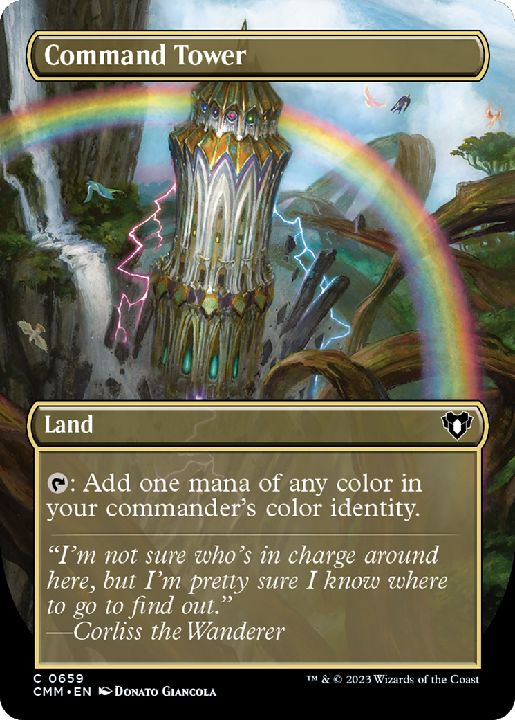 Command Tower (CMM-659) [Commander Masters] (Borderless)