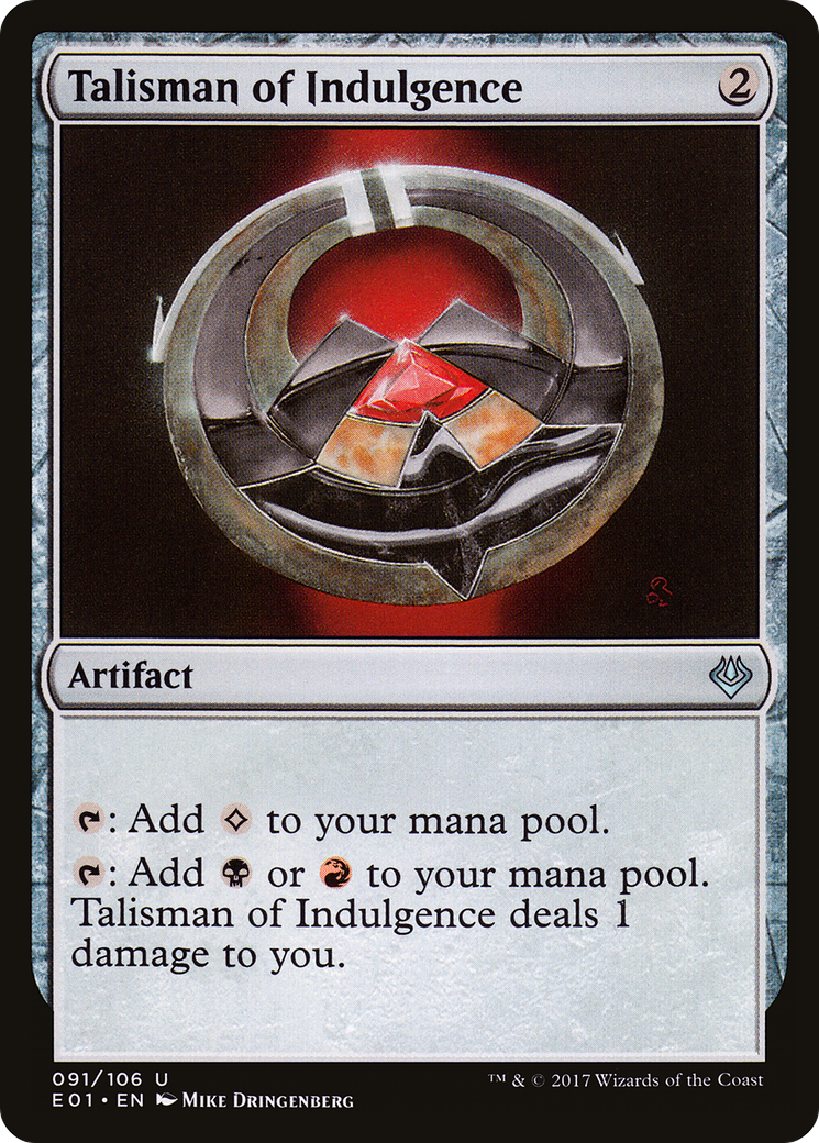 Talisman of Indulgence (AC2-091) [Archenemy: Nicol Bolas]