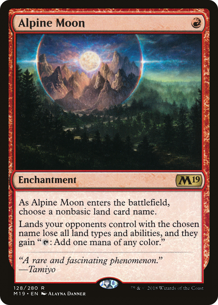 Alpine Moon (M19-128) [Core Set 2019]