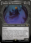 Sauron, the Necromancer (Showcase) (LTR-310) (Borderless) [The Lord of the Rings: Tales of Middle-earth]