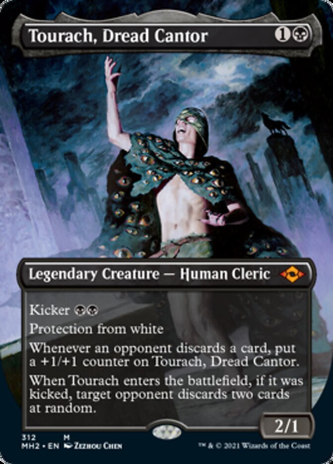 Tourach, Dread Cantor (MH2-312) [Modern Horizons 2] (Borderless) Foil