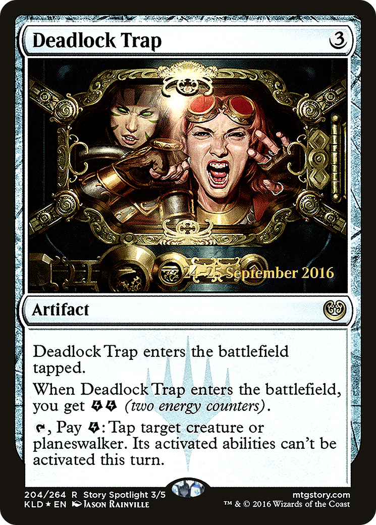 Deadlock Trap (PRE-204S) [Kaladesh Promos] Foil