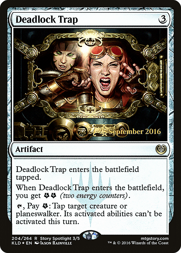 Deadlock Trap (PRE-204S) [Kaladesh Promos] Foil