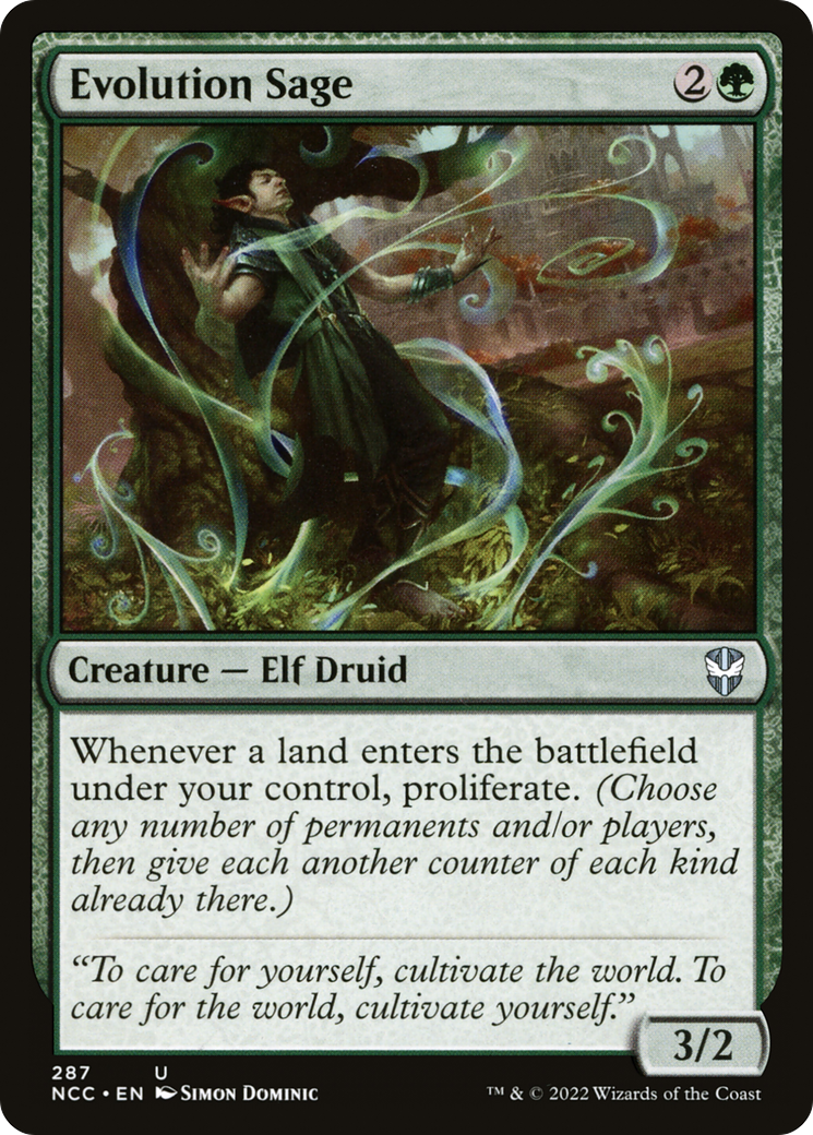 Evolution Sage (NCC-287) [New Capenna Commander]