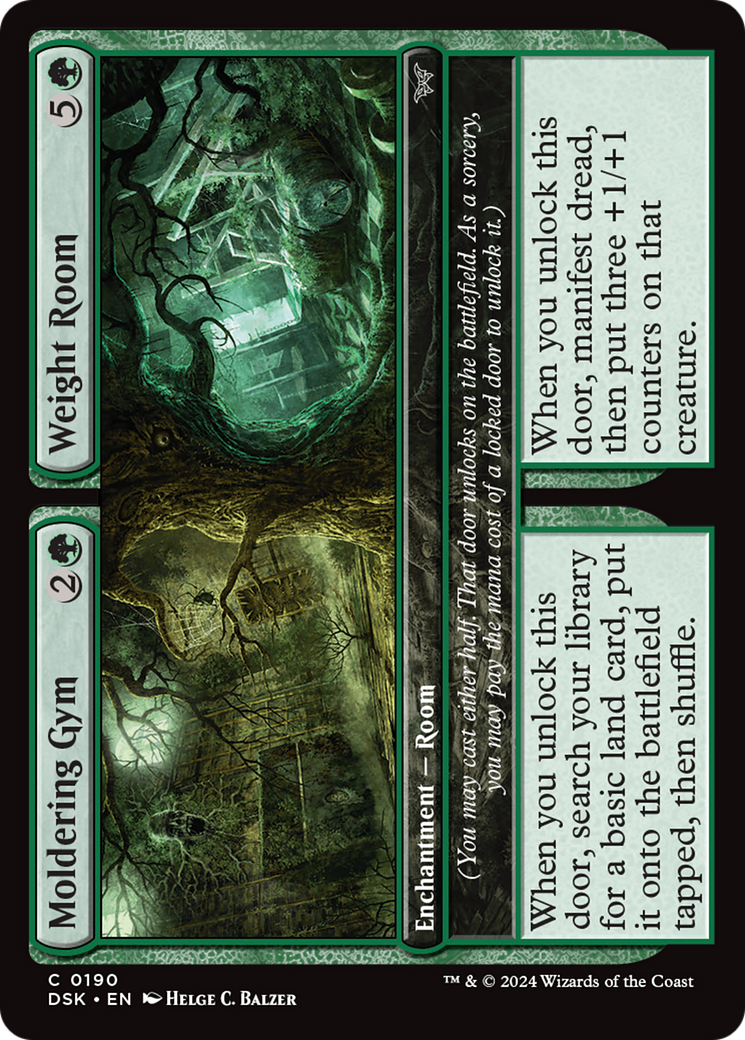 Moldering Gym // Weight Room (DSK-190) [Duskmourn: House of Horror] Foil