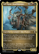 Sek'Kuar, Deathkeeper (CMM-591) [Commander Masters] Etched Foil