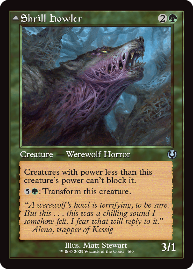 Shrill Howler // Howling Chorus (INR-469) [Innistrad Remastered] Foil