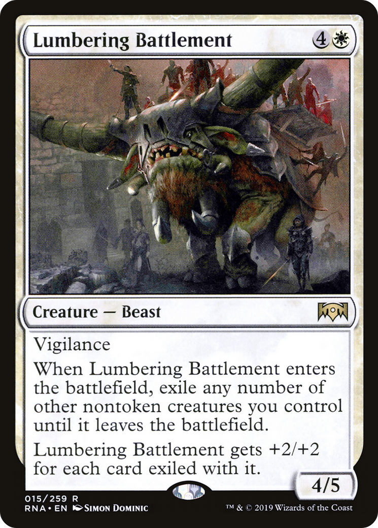 Lumbering Battlement (RNA-015) [Ravnica Allegiance]