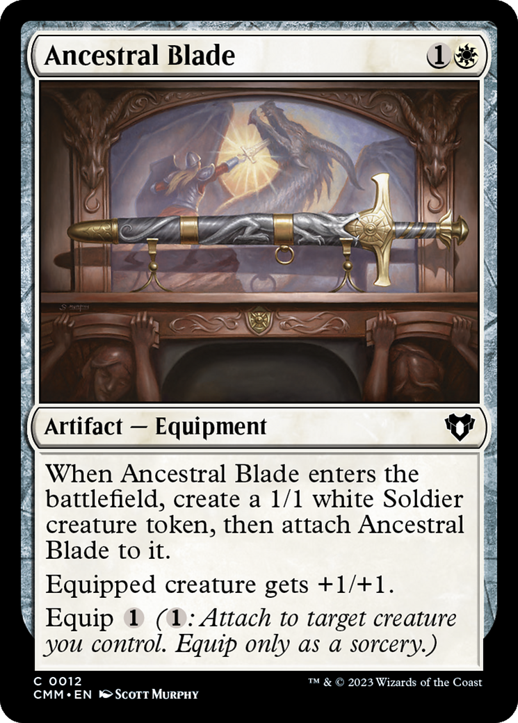 Ancestral Blade (CMM-012) [Commander Masters]