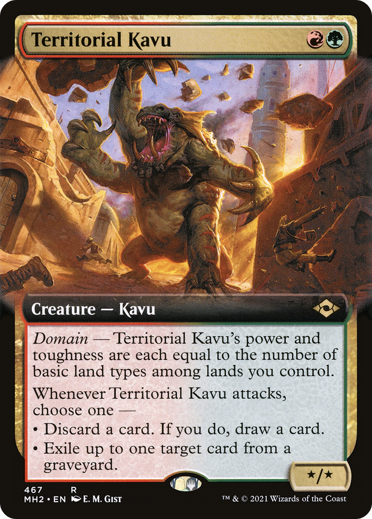 Territorial Kavu (Extended Art) (MH2-467) [Modern Horizons 2]