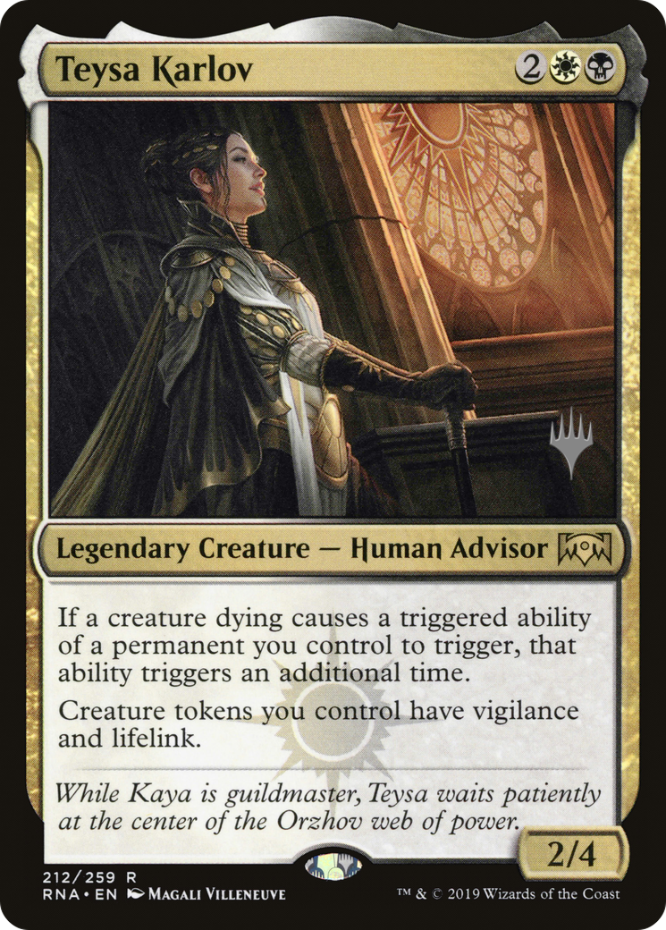 Teysa Karlov (PPELD-212P) [Promo Pack: Ravnica Allegiance Promos]