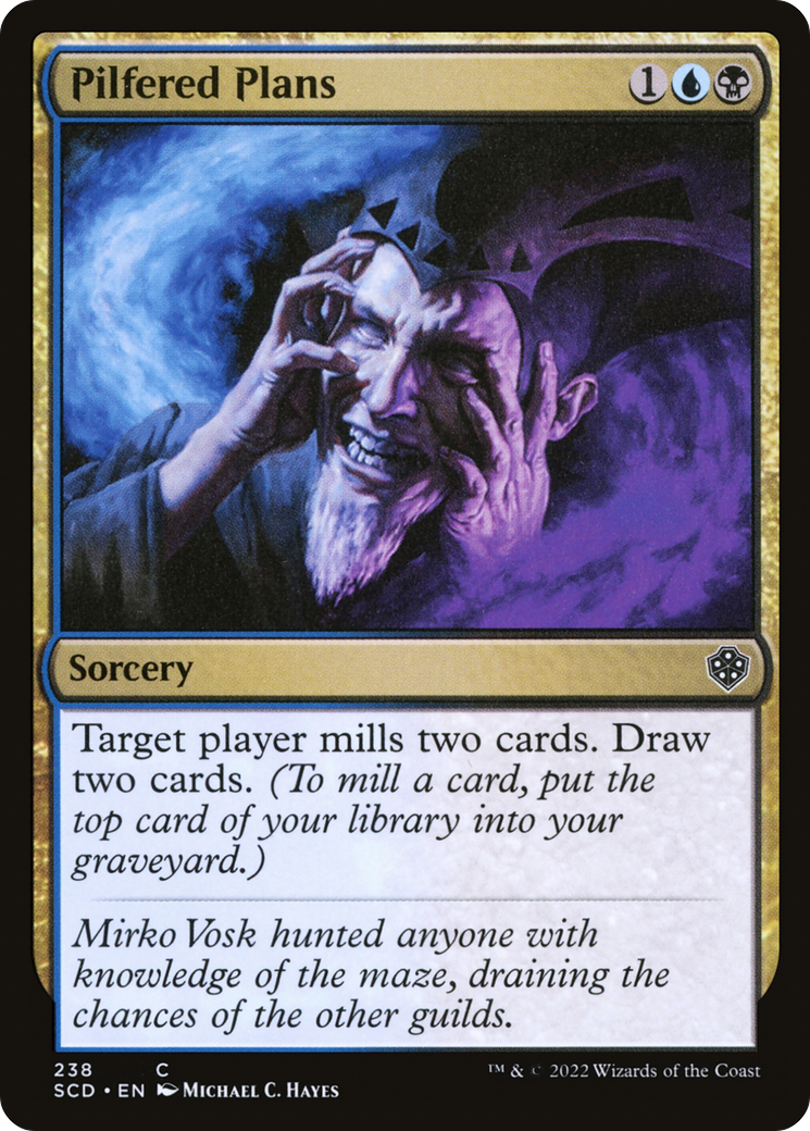 Pilfered Plans (SCD-238) [Starter Commander Decks]