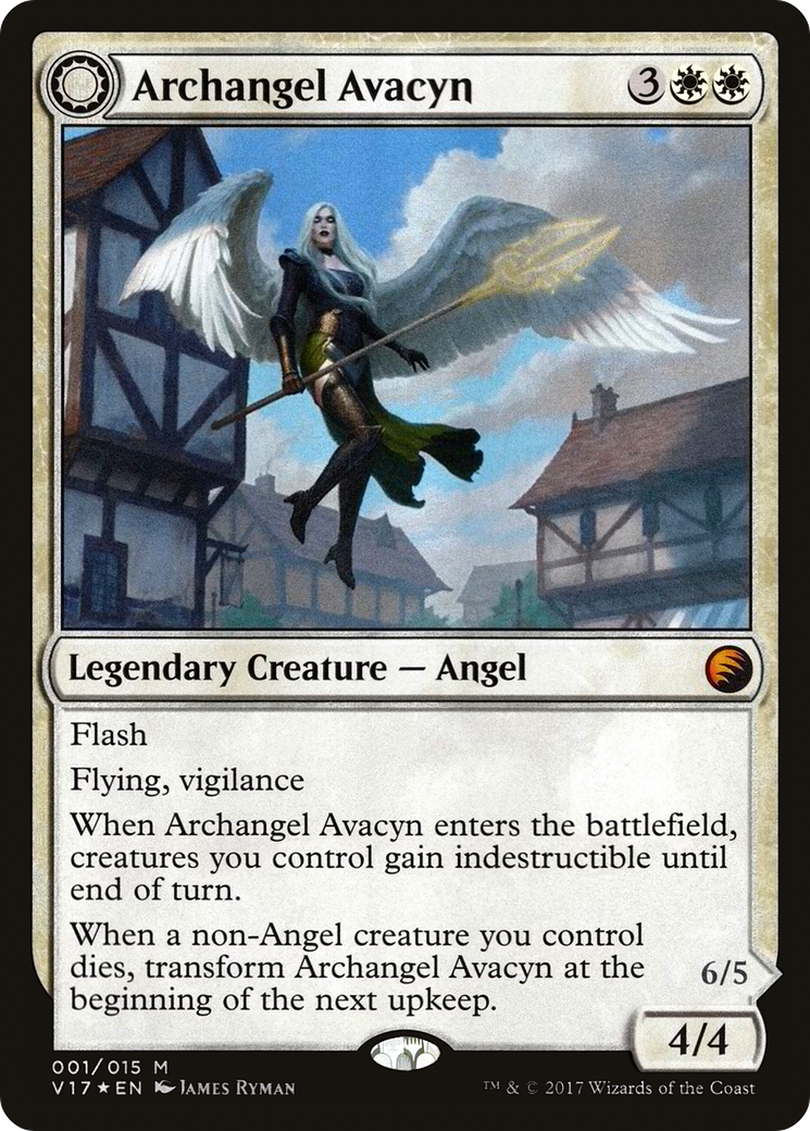 Archangel Avacyn // Avacyn, the Purifier (V17-001) [From the Vault: Transform]: (Double Faced Transform) Foil