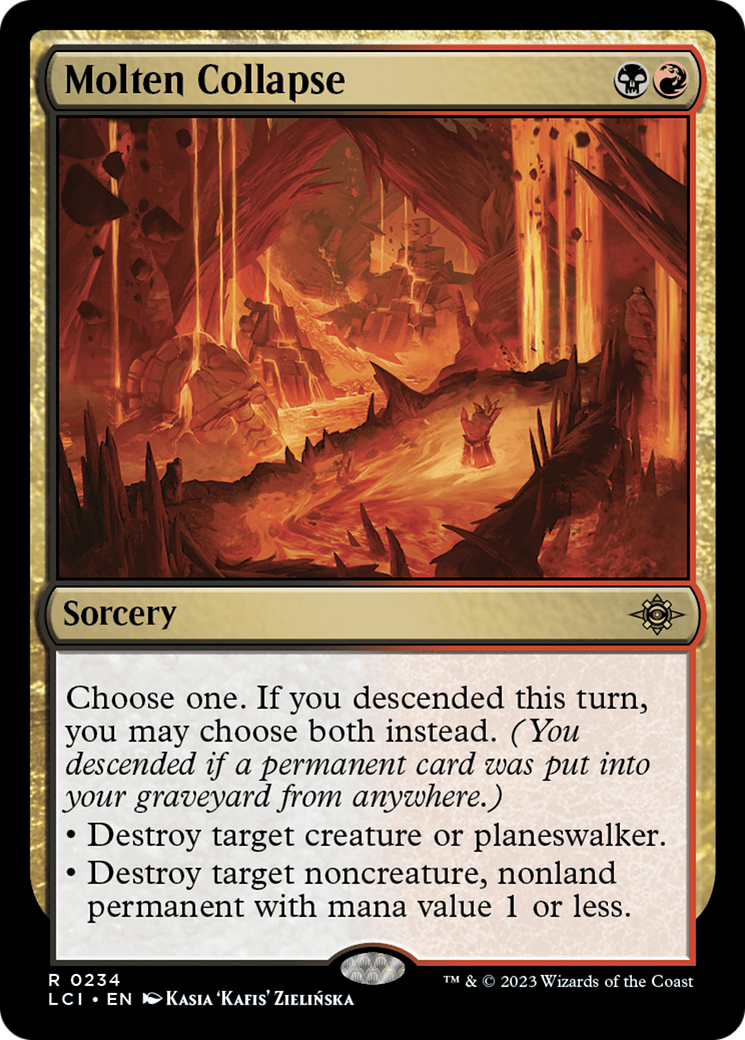 Molten Collapse (LCI-234) [The Lost Caverns of Ixalan]