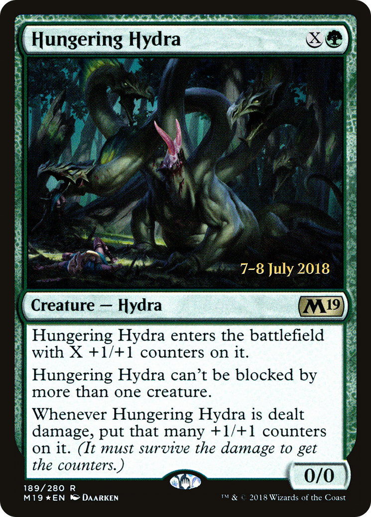 Hungering Hydra (PRE-189S) [Core Set 2019 Promos] Foil