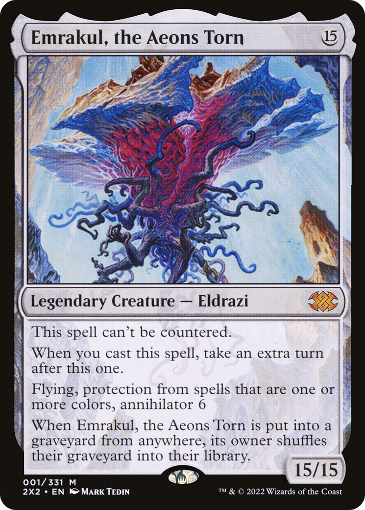 Emrakul, the Aeons Torn (2X2-001) [Double Masters 2022] Foil