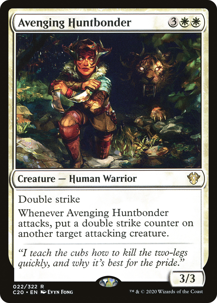 Avenging Huntbonder (C20-022) [Commander 2020]
