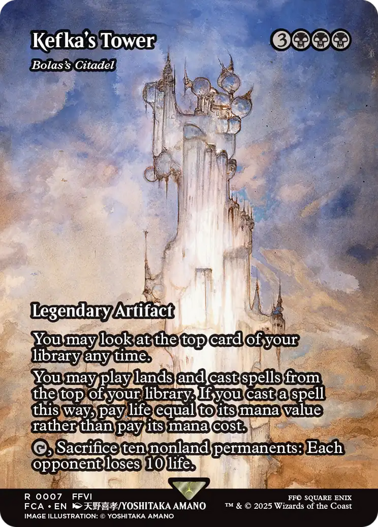 Kefka's Tower - Bolas's Citadel (Showcase) (FCA-007) [FINAL FANTASY: Through the Ages] / Kefka's Tower (Borderless)