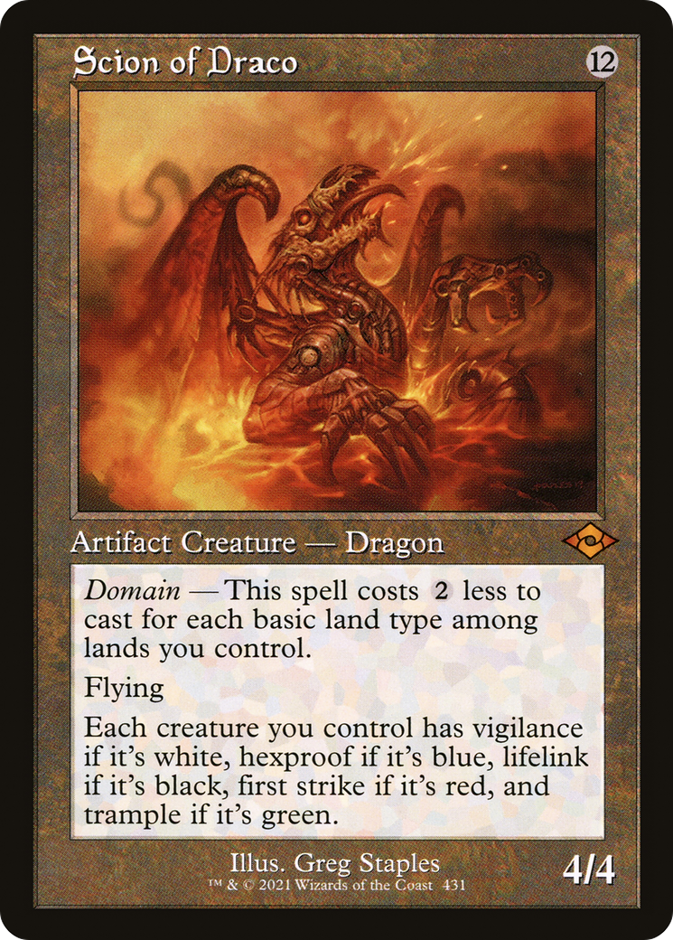 Scion of Draco (Retro Frame) (MH2-431) [Modern Horizons 2]