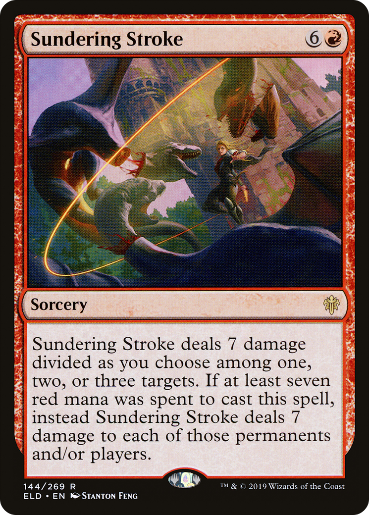 Sundering Stroke (ELD-144) [Throne of Eldraine]