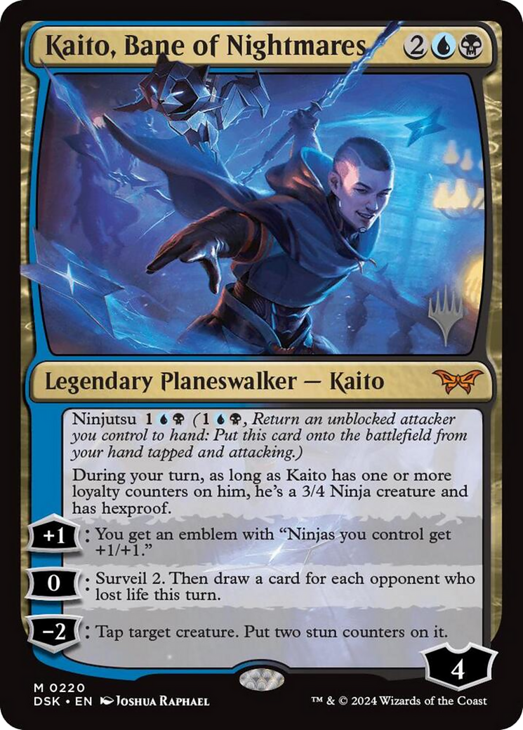 Kaito, Bane of Nightmares (PPDSK-220) [Promo Pack: Duskmourn: House of Horror Promos]