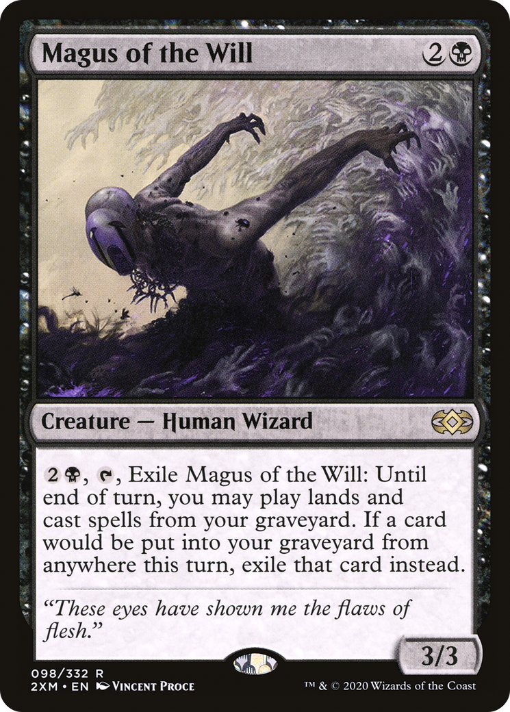 Magus of the Will (2XM-098) [Double Masters] Foil
