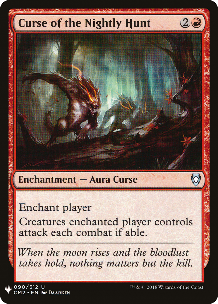 Curse of the Nightly Hunt (LIST-CM2-90) [The List]