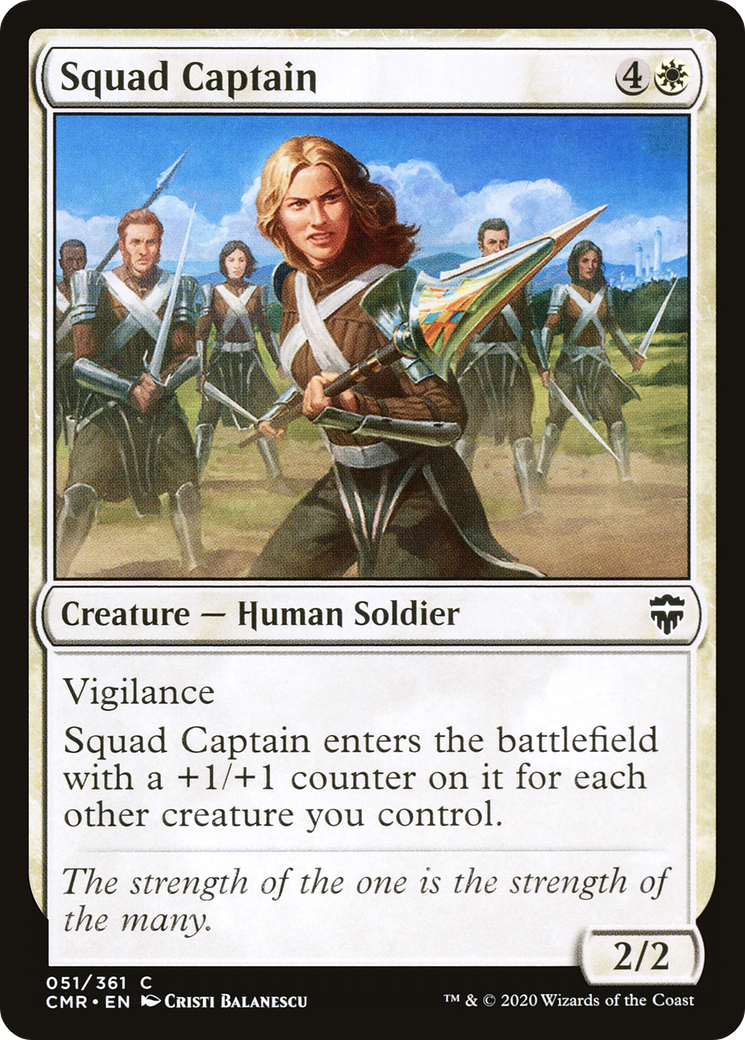 Squad Captain (CMR-051) [Commander Legends]