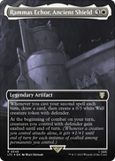 Rammas Echor, Ancient Shield (Borderless) (Surge Foil) (LTC-549) [Tales of Middle-earth Commander] (Borderless) Foil