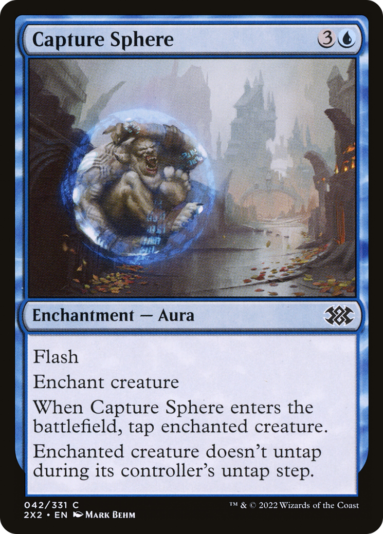 Capture Sphere (2X2-042) [Double Masters 2022] Foil