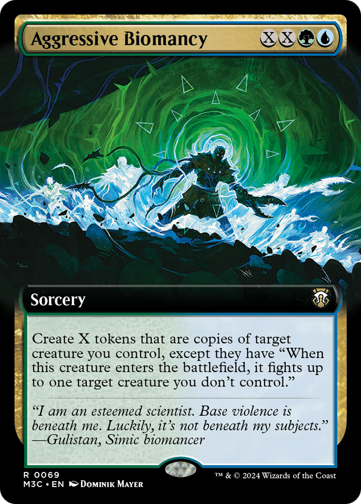Aggressive Biomancy (M3C-069) [Modern Horizons 3 Commander]: (Extended Art)