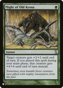 Might of Old Krosa (LIST-TSP-204) [The List]