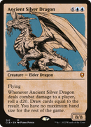 Ancient Silver Dragon (Showcase) (CLB-382) [Commander Legends: Battle for Baldur's Gate]