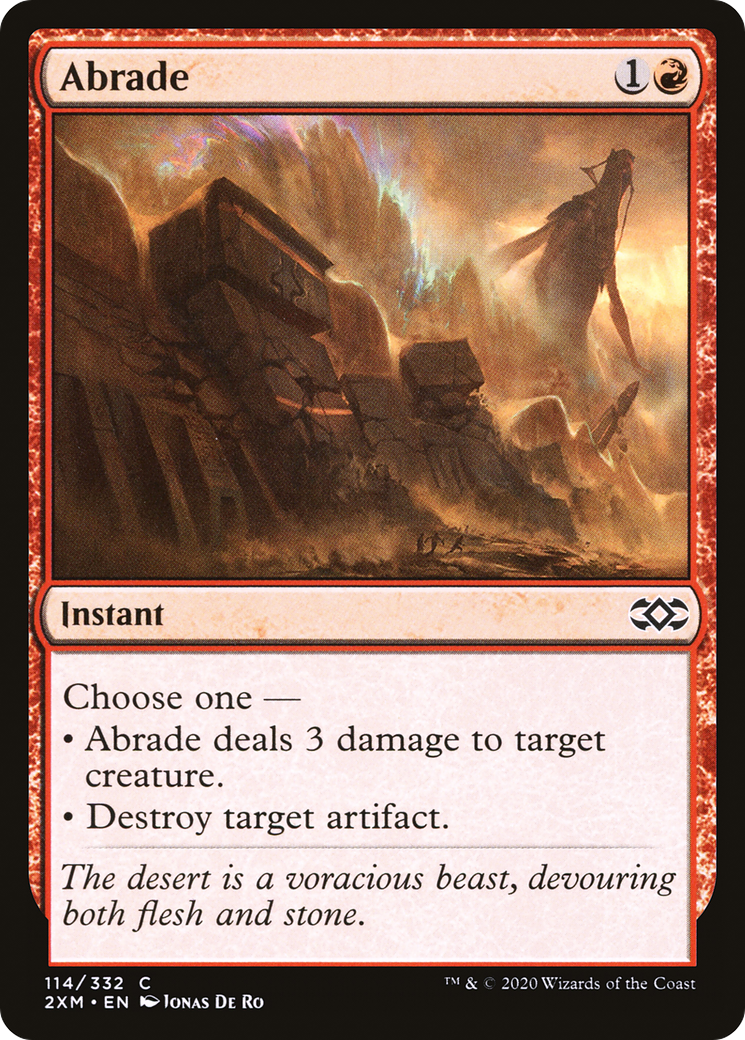 Abrade (2XM-114) [Double Masters] Foil