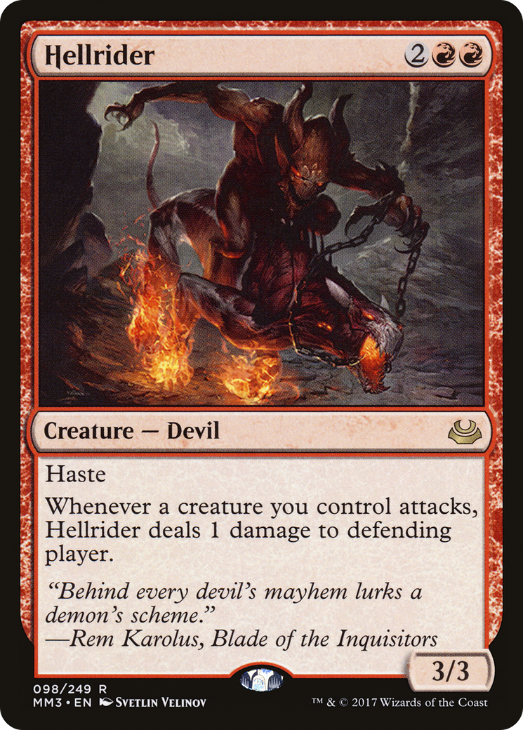 Hellrider (MM3-098) [Modern Masters 2017]