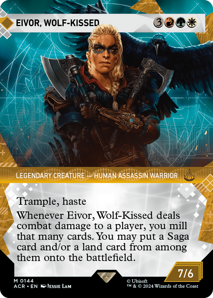 Eivor, Wolf-Kissed (ACR-144) [Assassin's Creed]: (Showcase) (Borderless)