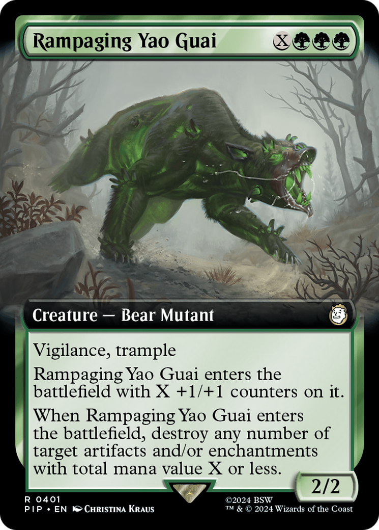 Rampaging Yao Guai (PIP-401) [Fallout]: (Extended Art)