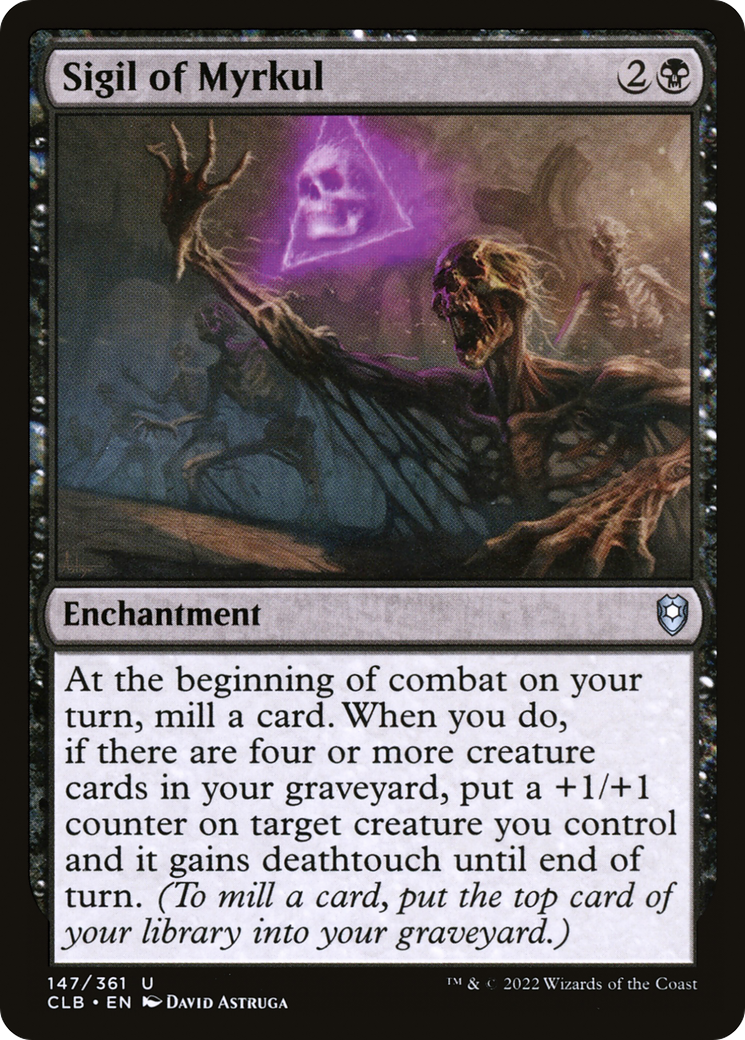 Sigil of Myrkul (CLB-147) [Commander Legends: Battle for Baldur's Gate]