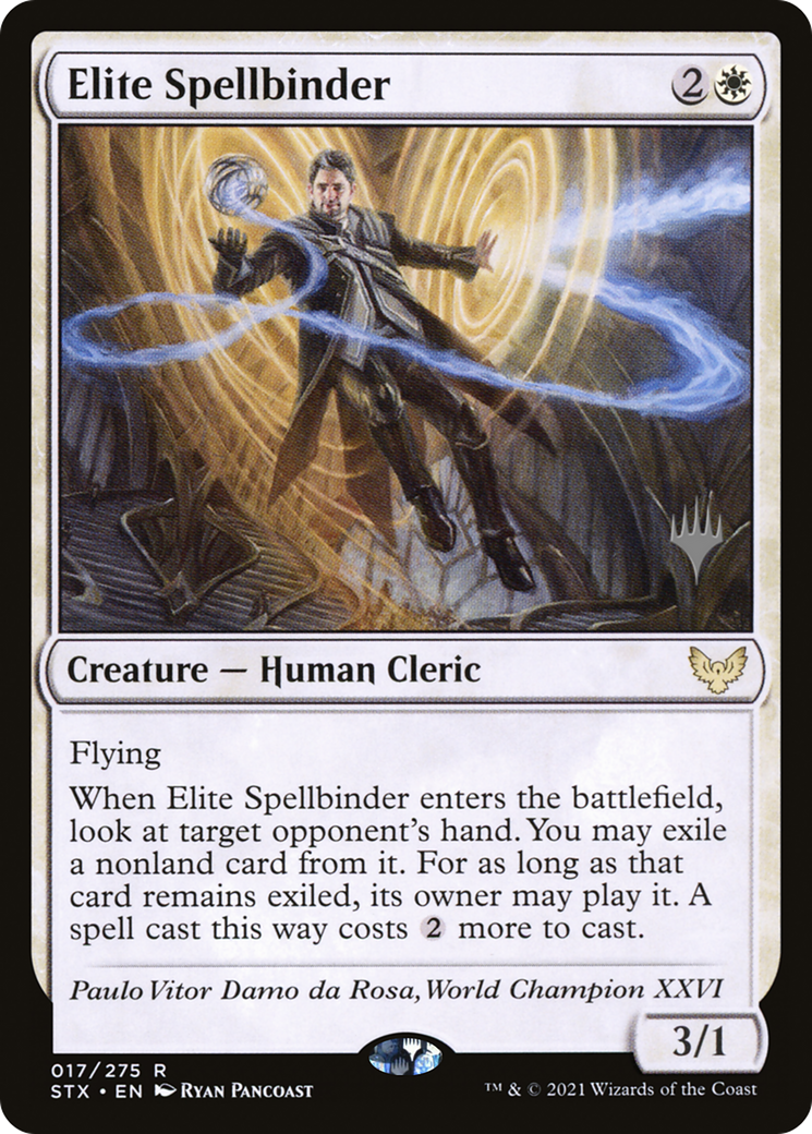 Elite Spellbinder (PPSTX-17P) [Promo Pack: Strixhaven: School of Mages Promos]