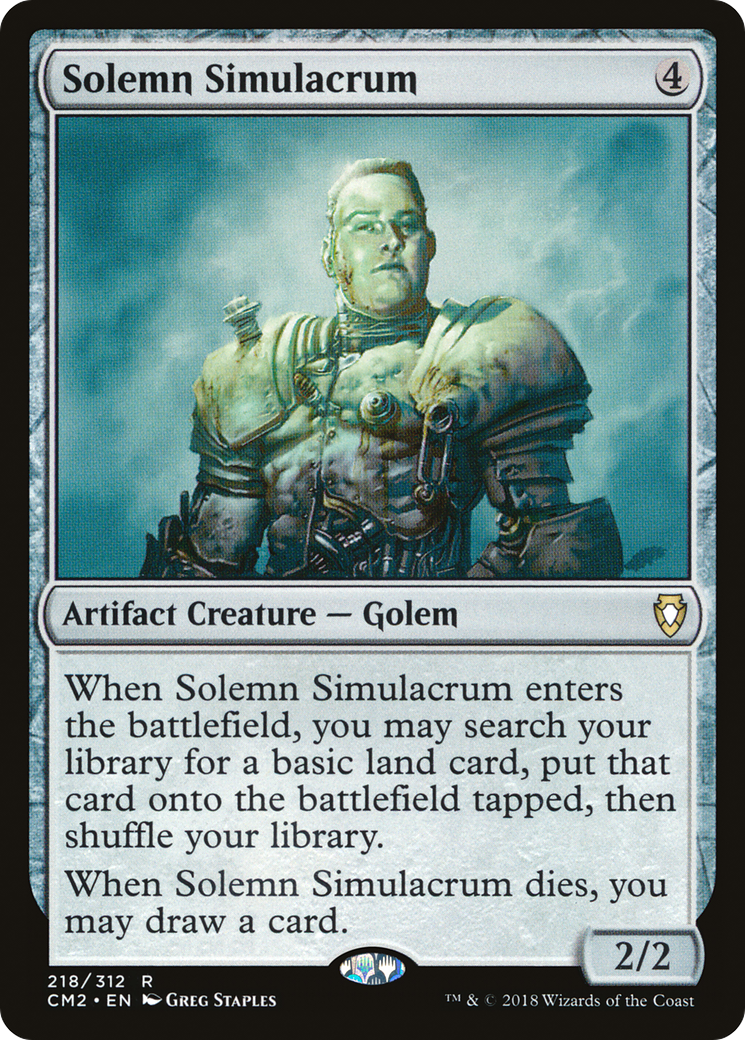 Solemn Simulacrum (CM2-218) [Commander Anthology Volume II]