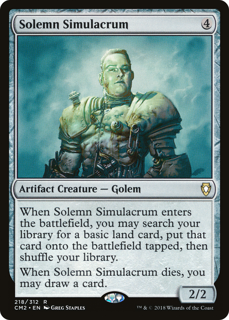 Solemn Simulacrum (CM2-218) [Commander Anthology Volume II]