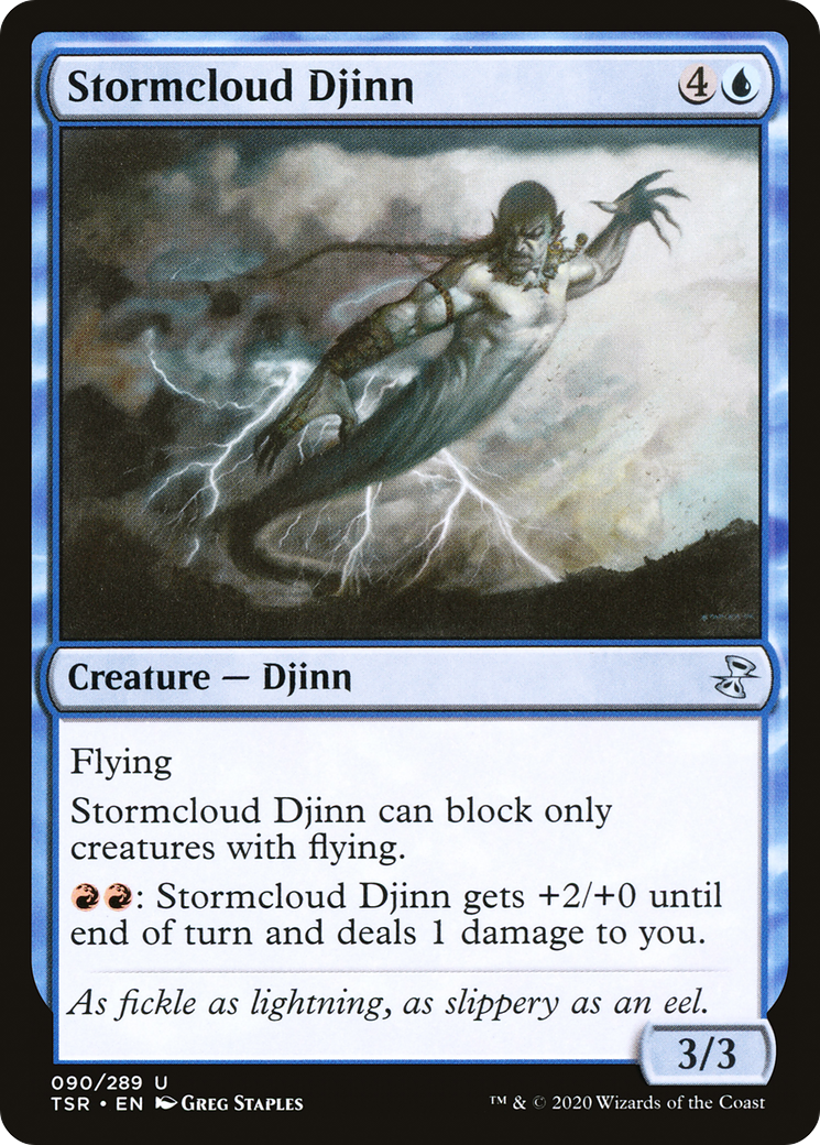 Stormcloud Djinn (TSR-090) [Time Spiral Remastered]