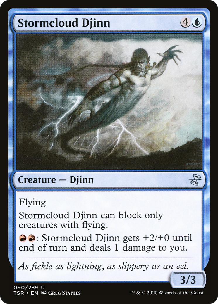 Stormcloud Djinn (TSR-090) [Time Spiral Remastered]